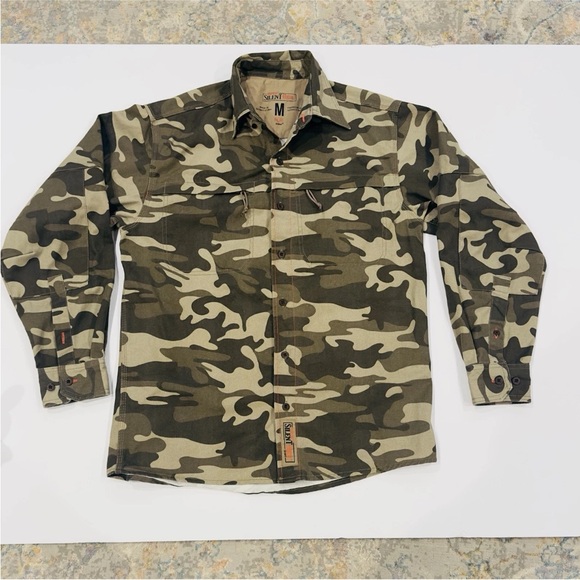RedHead Other - RedHead Silent Hide Camo Shirt Size Mens Medium Button Down Hunting Bass Pro